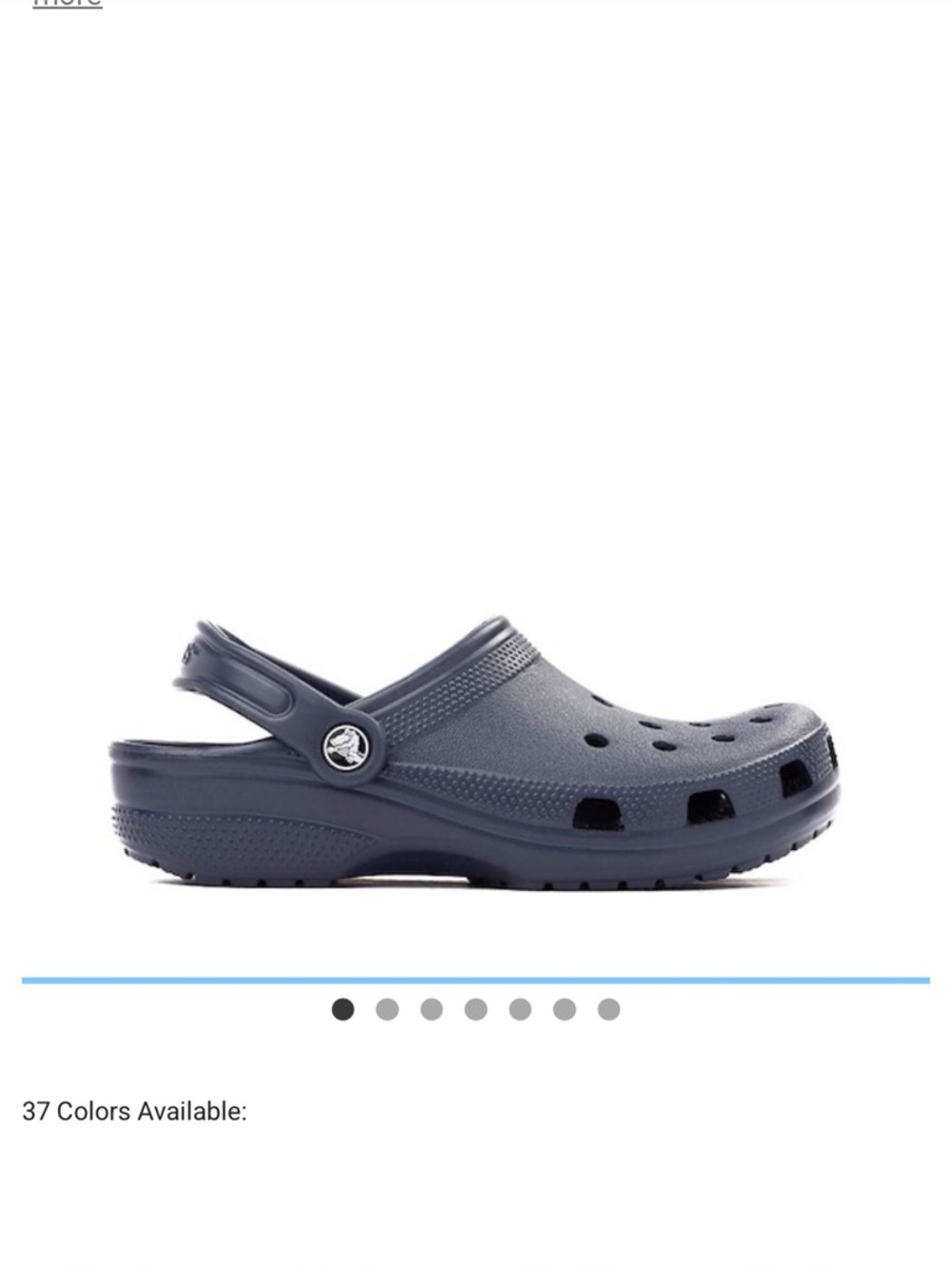Navy Classic Crocs